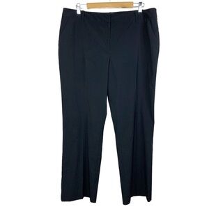 Size 16 Attention Black Dress Pants Trousers Classic Stretch Straight Leg